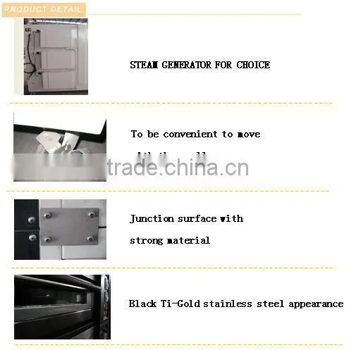 China experienced factory supplied deck bread oven in 201# stainless steel