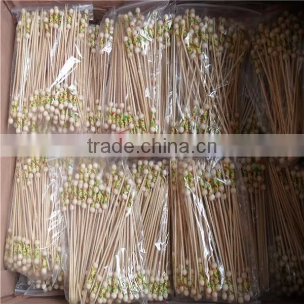 Bamboo sticks With Bead Fruit Sticks