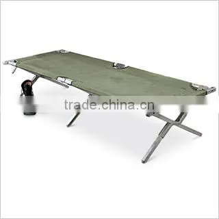 Military folding aluminum cot