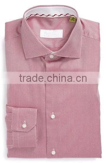 Colorful,one-button Cuffs,Made To Measure Men's Shirt