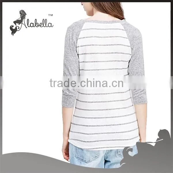 3/4 Sleeve shirts wholesale t shirts for t shirts stripes designs