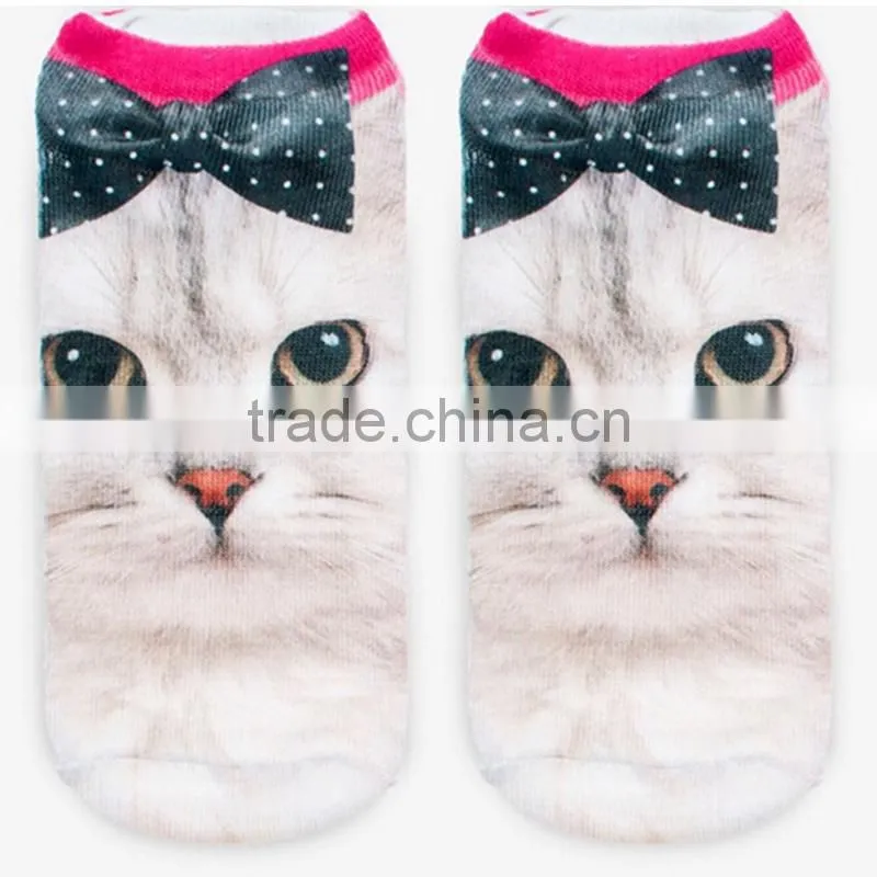 new fashion custom print logo sock