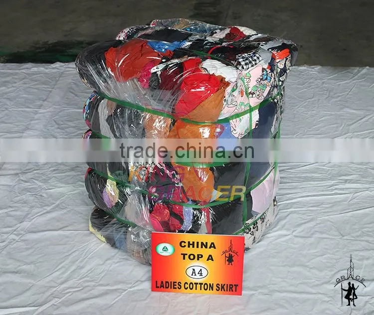 Low Price Good Quality Women Cotton Skirt premium used clothing