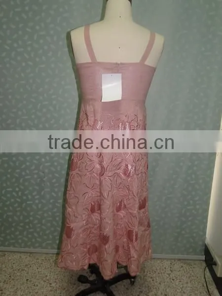 2015 Fashion women long skirt suits with heavy embroidery