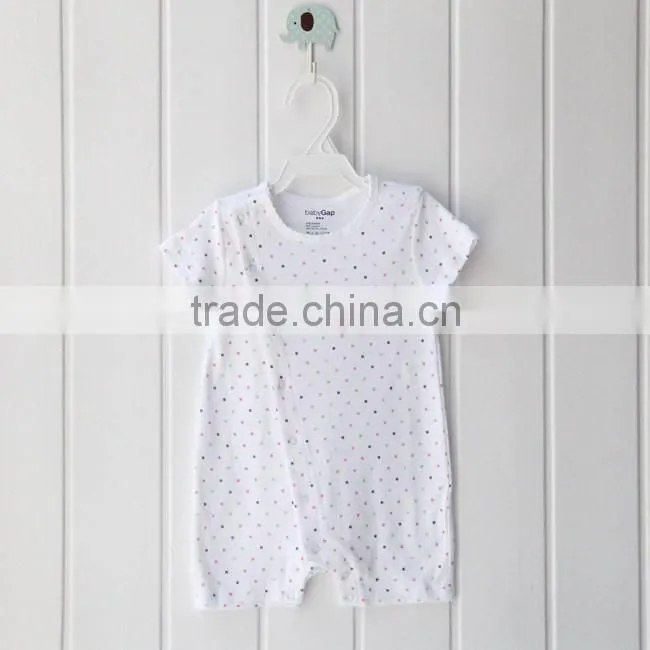 Natural Cotton Baby Bodysuit Plain
