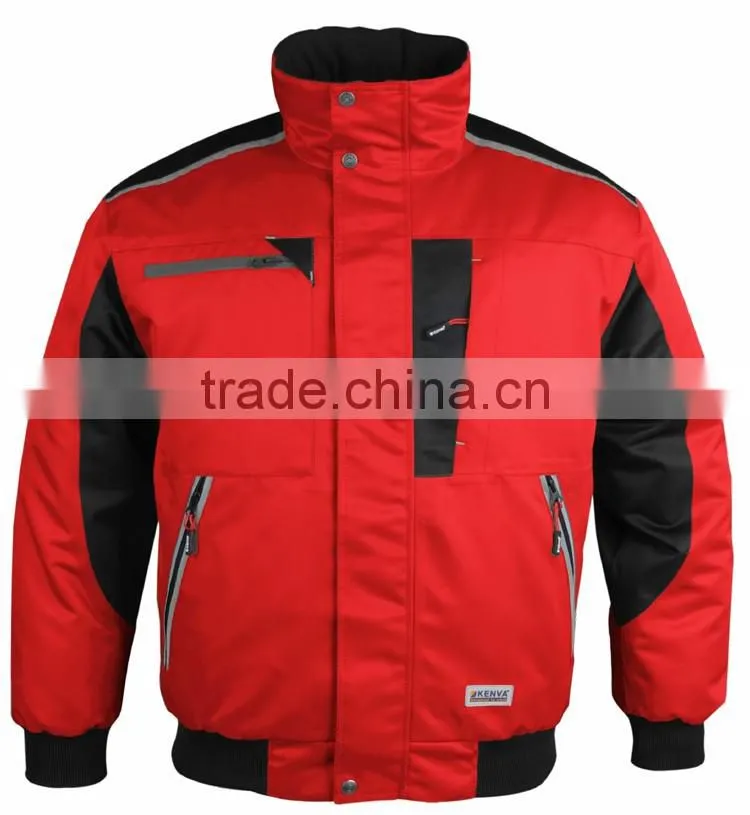 Hot selling Safety garment men Winter bomber jacket pilot jacket with waterproof EN343
