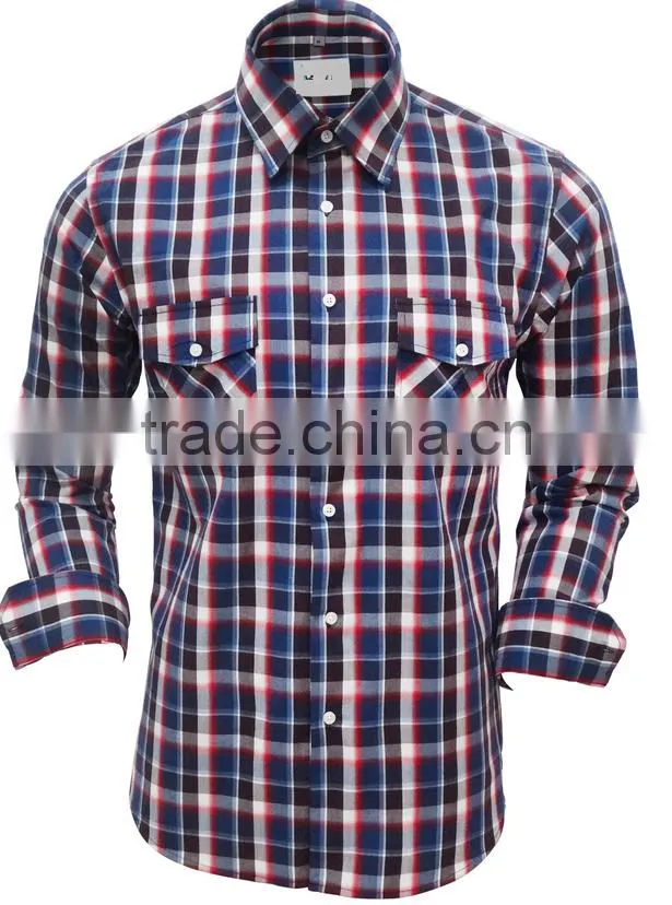 2017 new pattern shirts with long sleeve carbon peach