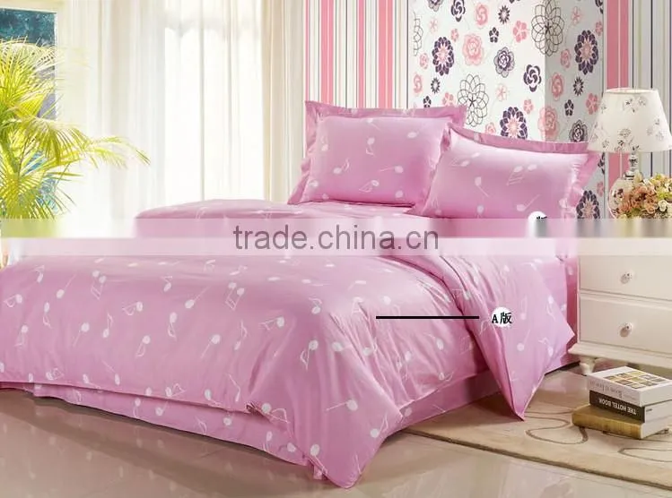 100% cotton warm and sweet quilt cover set