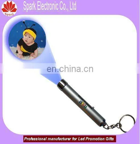 logo projection key ring,led projection keyring