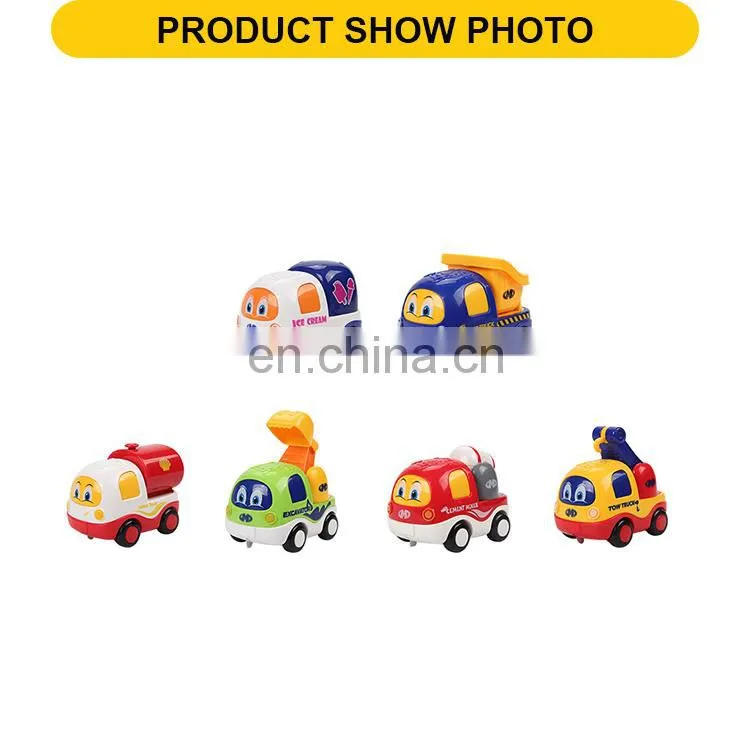 Window box packing cute firction toys car with music