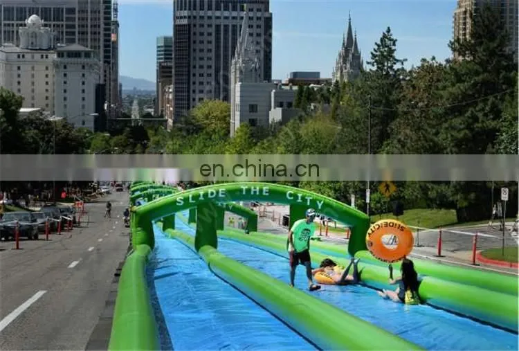 Longest inflatable slip n slide the city in street for sale