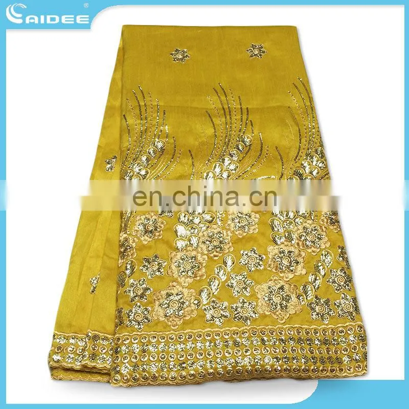 The design of the high quality African George lace fabric red color wedding dress Gr157904