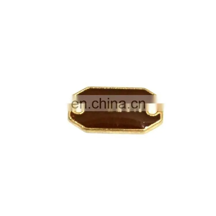 Hot sale Zinc alloy Handbag logo metal plate garment metal ey
