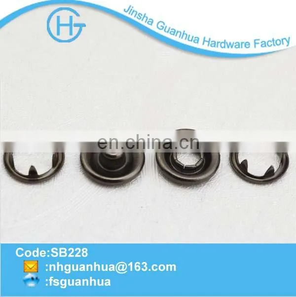 fashion design cloth metal button snaps for leather for jeans