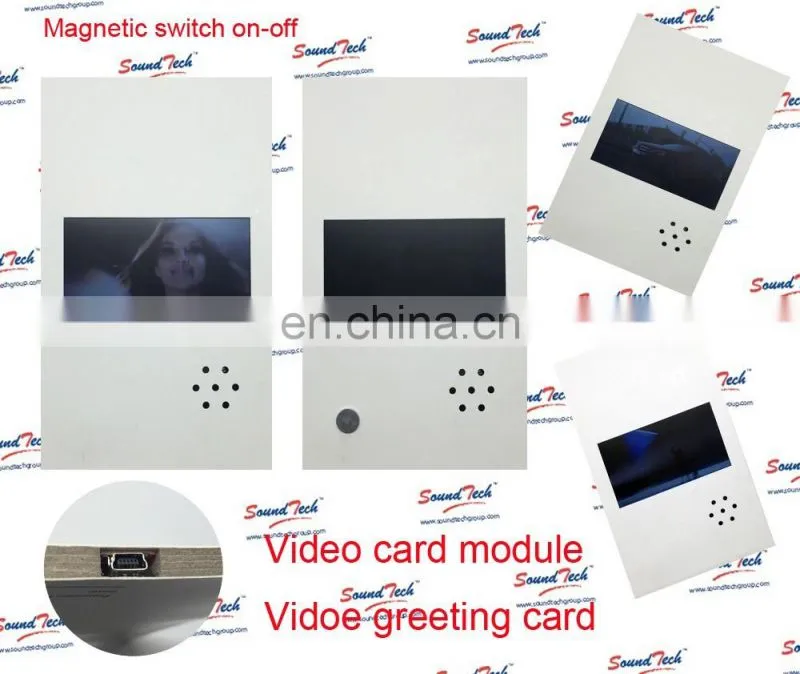 Brand Manufacturer paper craft video greeting card module