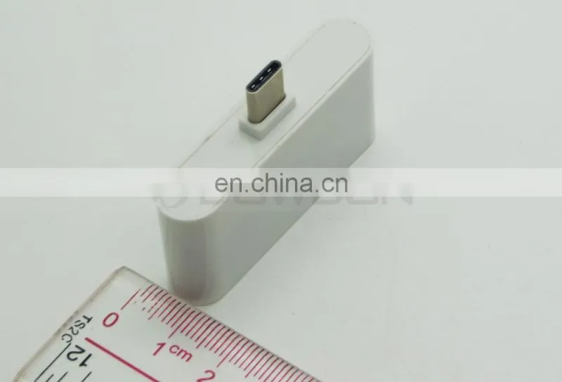 USB-C Card Reader 3 in 1 Type C USB 3.1 5 Gbps TF SD Card Reader Type-C with USB 3.0 Port/TF/SD Smart Adapter for MacBook