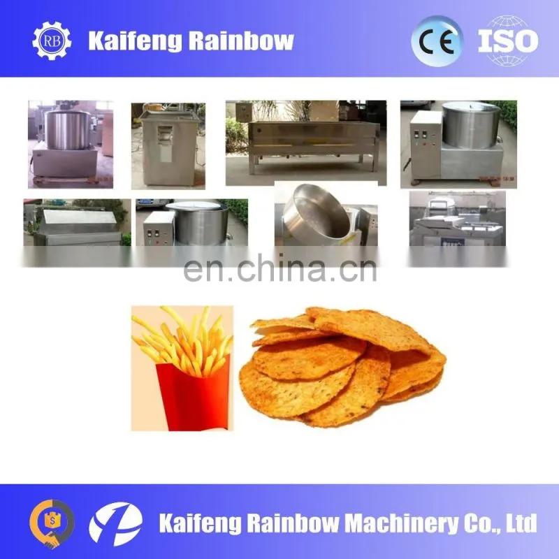 Widely Used Hot Sale Deoiling machine small scale potato chips machine,chips making machine potato
