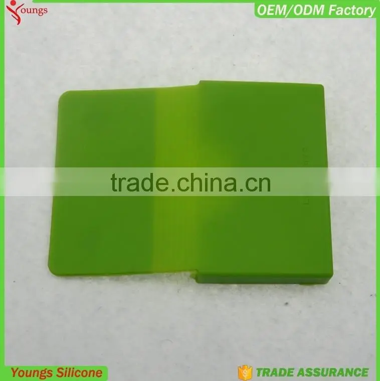 2016 wholesale colorful durable silicone magnetic card holder
