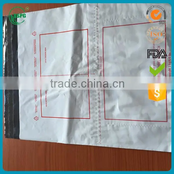 DHL printed plastic quilt carrier bags