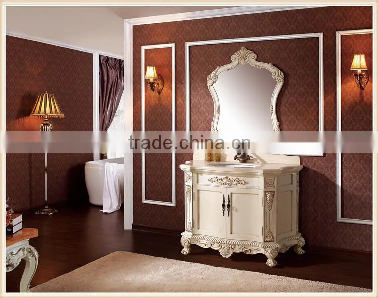 Classic European Solid wood bathroom vanity cabinet