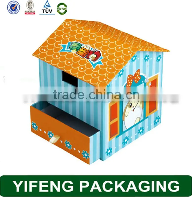 House shape Happy Wedding Cute Paper Candy Gift Boxes