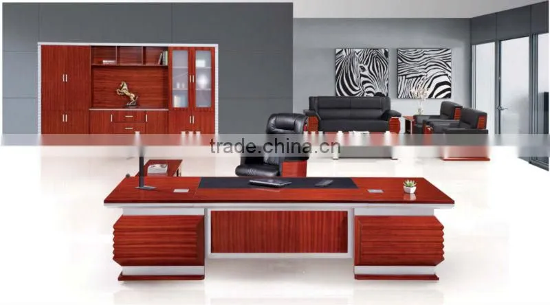 2015# executive office desk office large modern table office furniture A-311