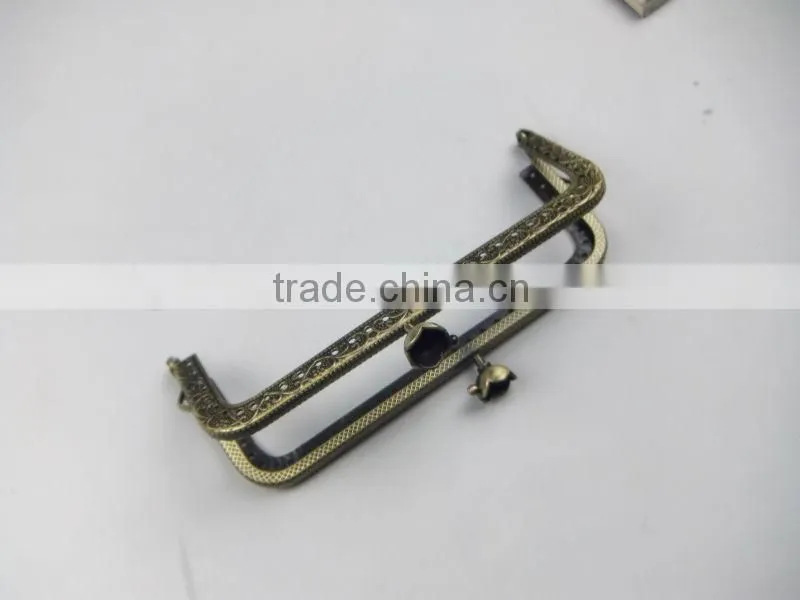 2014 NEW!Antique Brass DIY Metal Sewing Purse Frame DIY Purse Frame