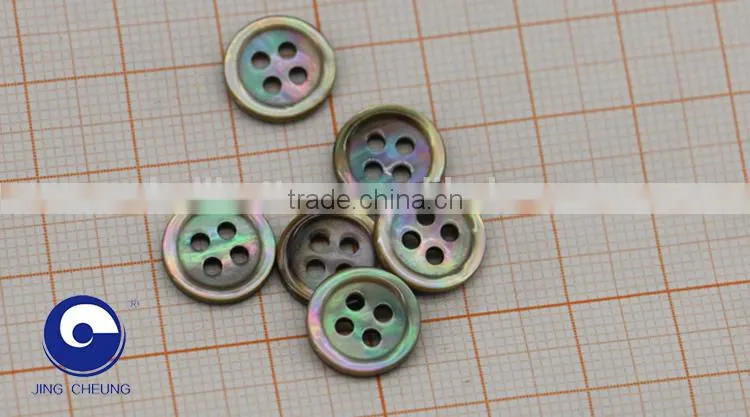 customized sea shell button