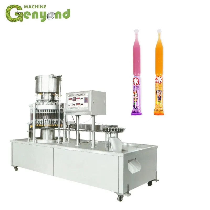 Small Ice Pop Lolly Popsicle Soft Tube Filling Sealing Machine for Sale