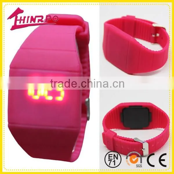 hot sell silicone neon led watch