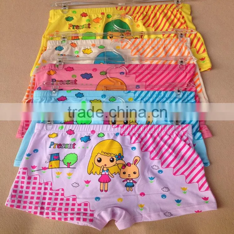 0.33USD High Quality Assorted S-XL Size Many Colors Girls Cotton Child Panty/Sexy Children Panties/Child Panty Models (kcnk110)