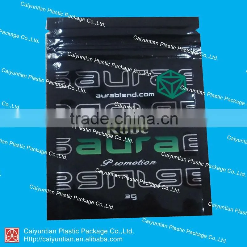 Aluminum foil spice bag for herbal incense