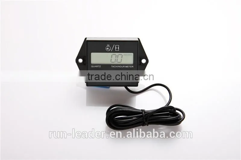 Maintenance meter,tach/hour meter ,any gasoline engine,can set 2 or 4 stroke