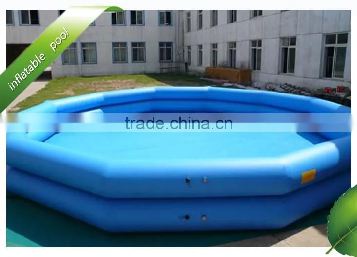 Bule large PVC inflatable pools for kids