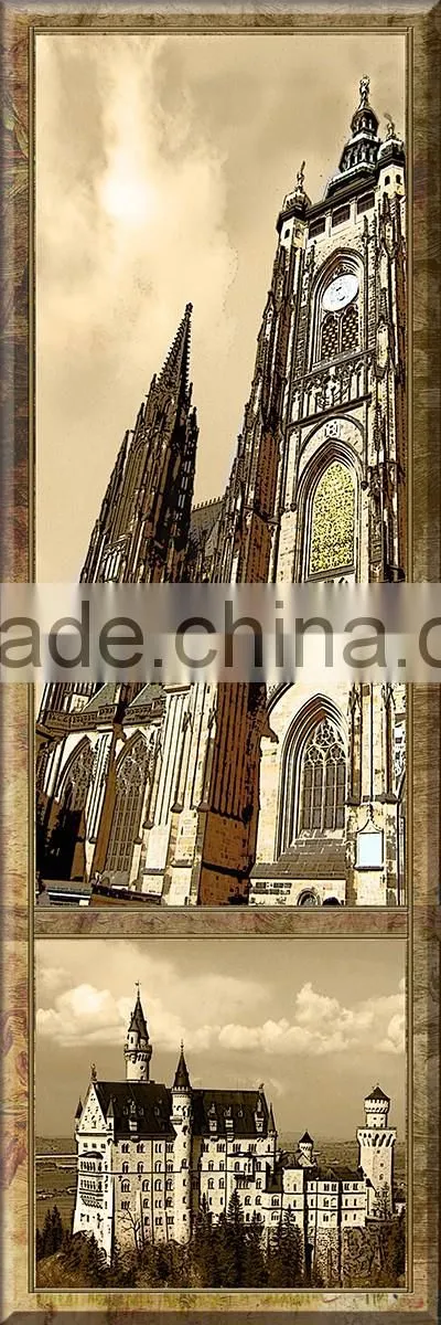 2 panels European style modern landscape oil painting OM-010 HGESX5MWZP