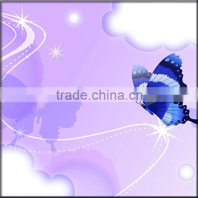 HD canvas art butterfly oil painting for bedroom B-414