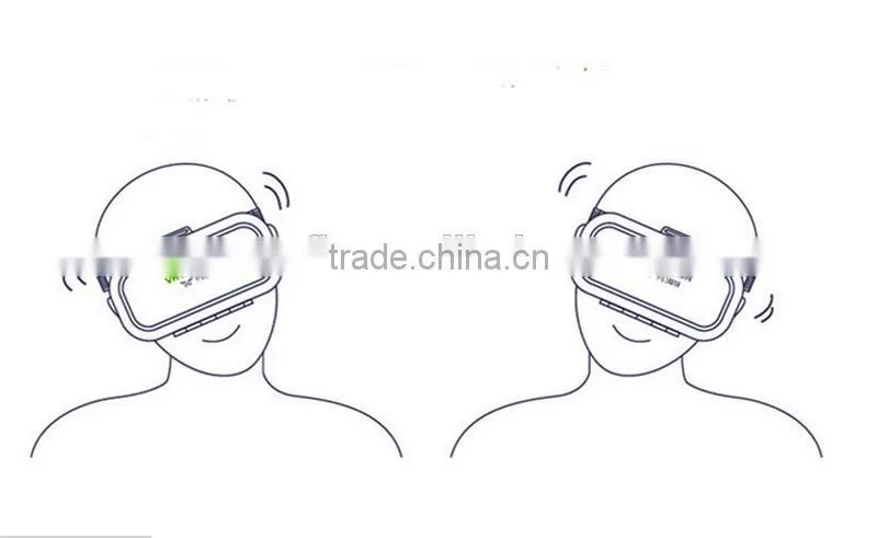 New 2016 product idea vr box cardboard intelligent glasses VR Shinecon 3d glasses virtual reality from Smofit