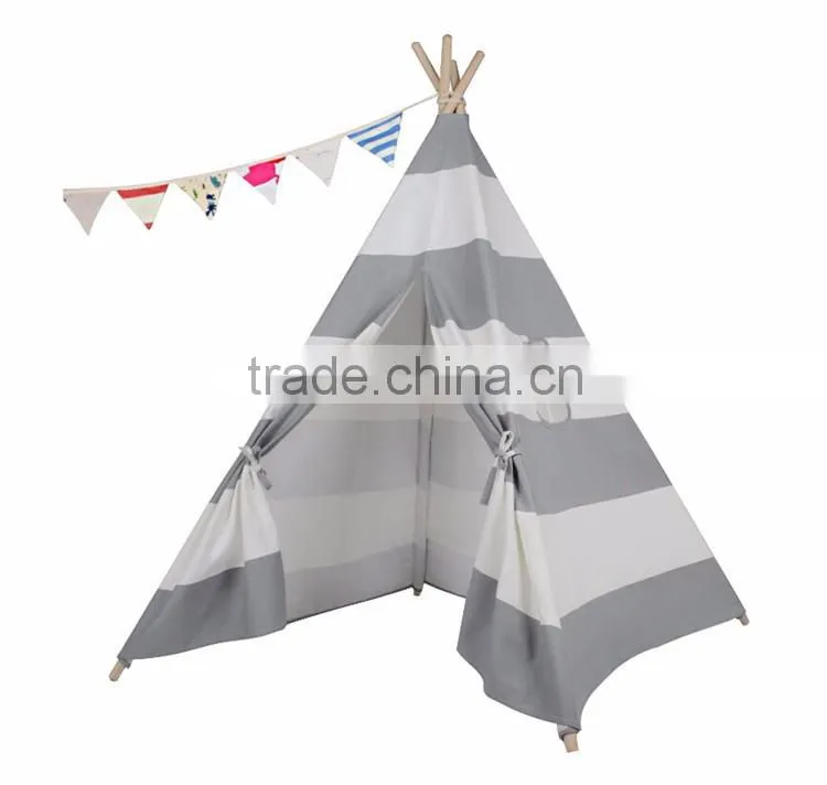 Indoor Indian Playhouse Kids Tent Play Hhouse Play Cotton Canvas Waterproof Balcony Tent