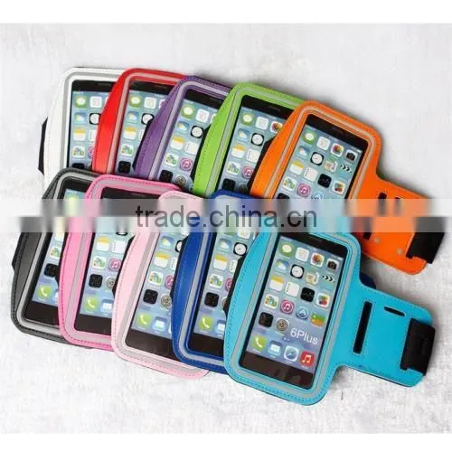 Sports Armband Case for iPhone 6/6 plus colorful running neoprene Sports Armband phone case