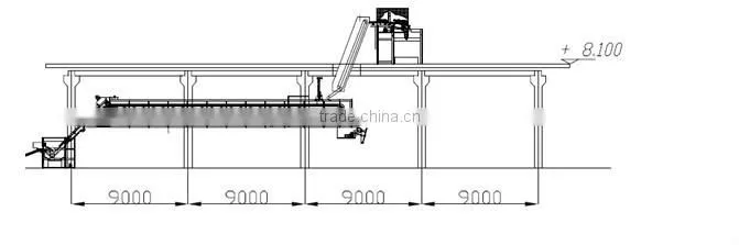Hot Sale XGPL-T series Drum-type Rubber Sheet Cooling Production Line/Rubber Sheet Cooling Machine/Batch off Cooler