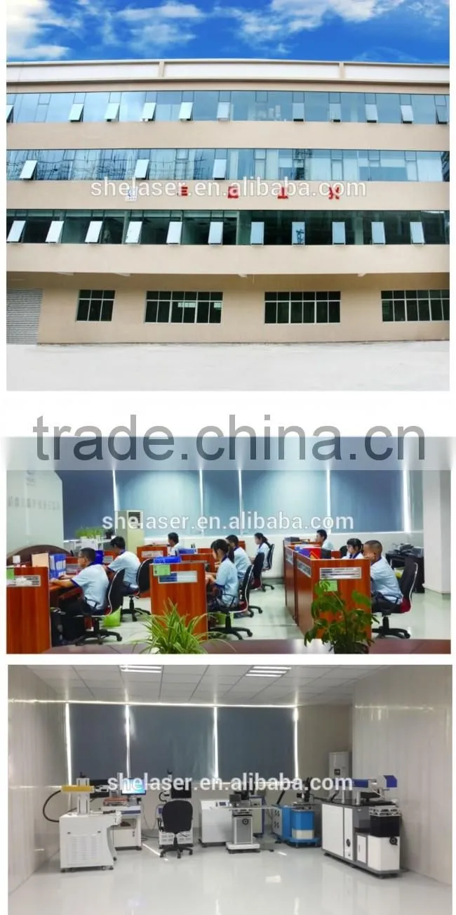 Laser cutting machine hunst with CO2