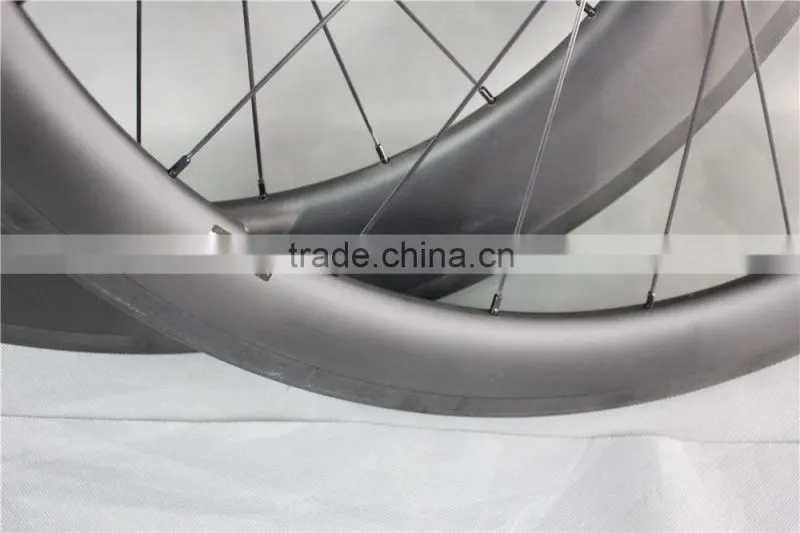 56mm clincher bicycle wheelset 700c road bike wheelset powerway M71 wheels carbon road bike wheelset W56C