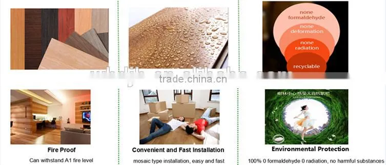No formadehyde eco friendly click lock heating flooring with thermostat