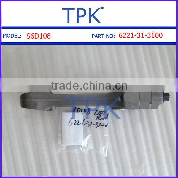 Komatsu S6D108,SA6D108,SAA6D108 connecting rod, 6221-31-3100