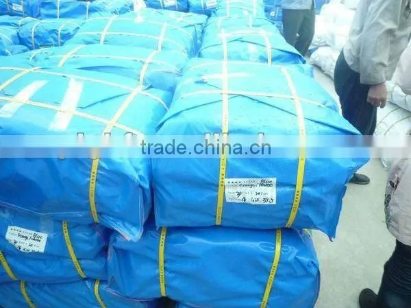 100gsm blue tarpaulin agriculture& pe tarpaulin high quality