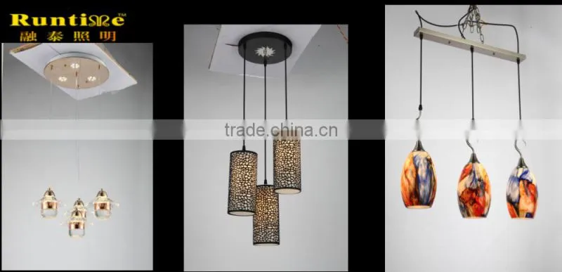 Modern Design Gold Glass LED Simple Mushroom Shape Pendant Lights RT3004-7