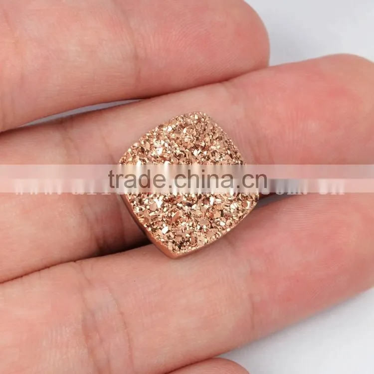 Druzy Stones Wholesale Titanium Druzy Beads