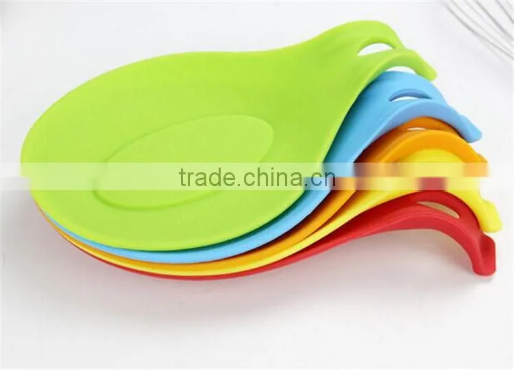 FDA silicone cook spoon rest spoon holder
