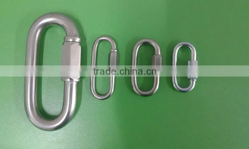6mm Zinc Plated quick link in Karabiner Rigging Hardware Manufacturer