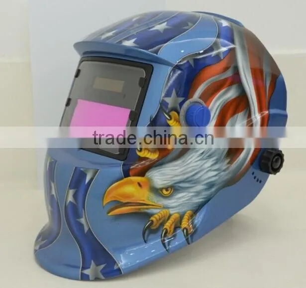 CE black and light auto darkening welding helmet for mma and mig and tig